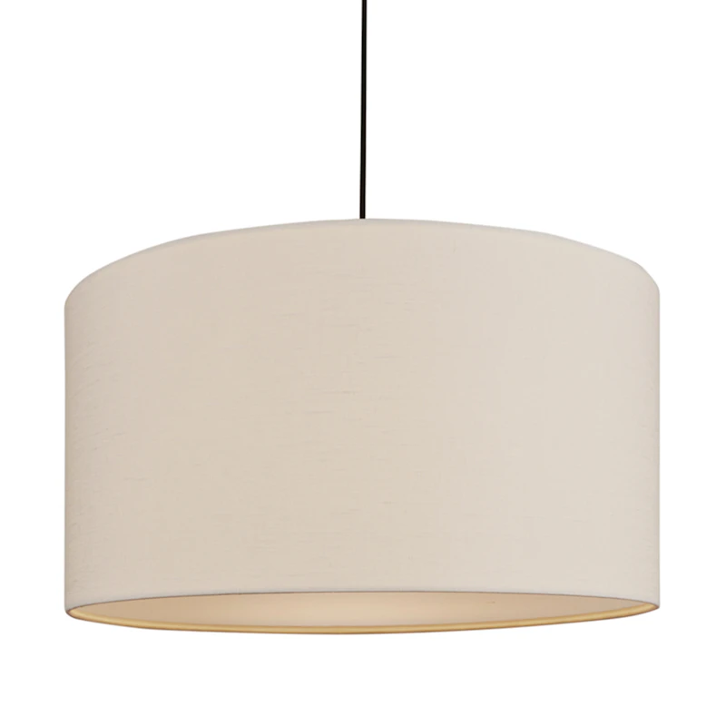 Soft Pendel Ø60 cm, Metallisk Brons / Linen White