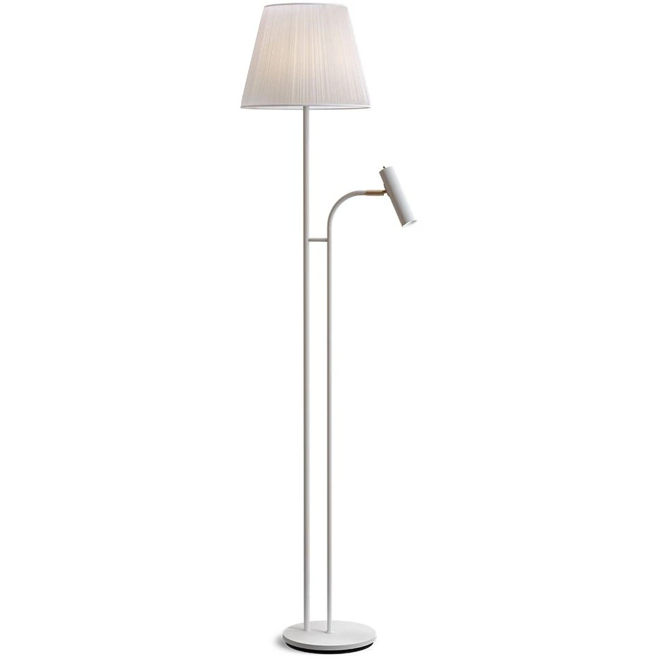 Belid Slender Golvlampa Utan Lampsk&auml;rm - Golvlampor Vit