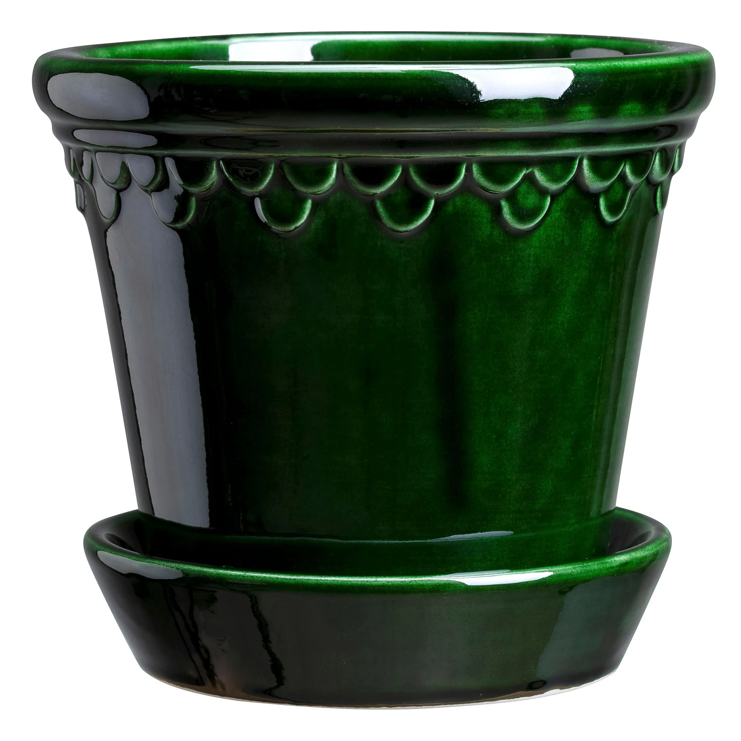 Bergs Potter Copenhagen Kruka 14 Cm - Krukor Keramik Grön