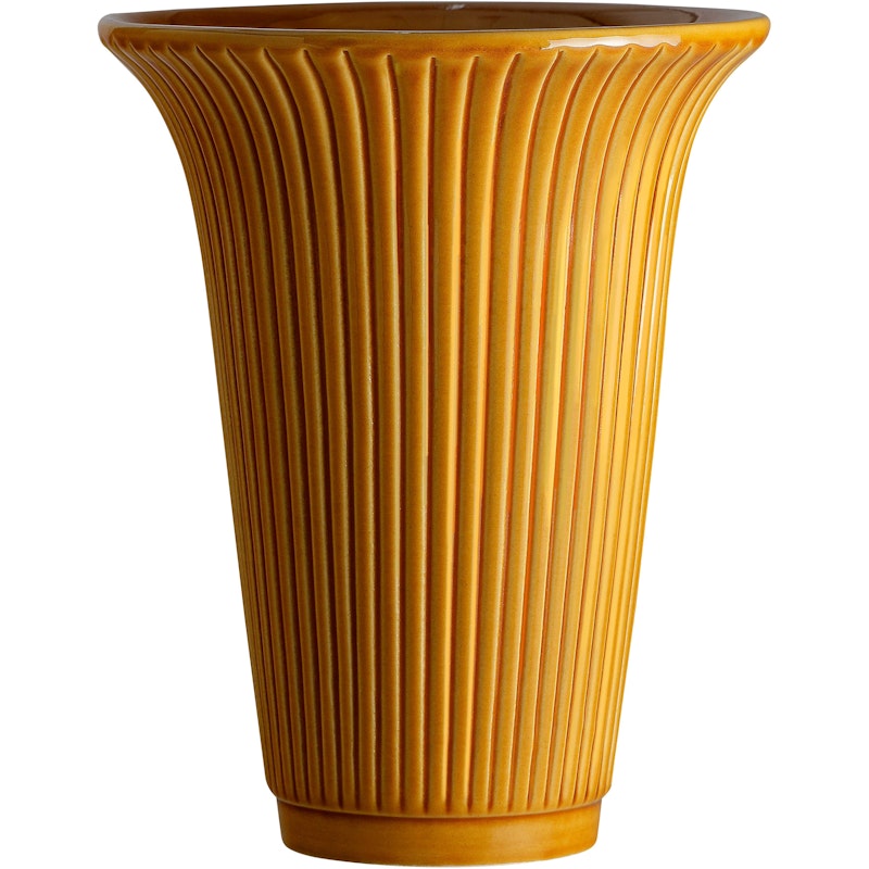 Daisy Vas 25 cm, Amber Yellow