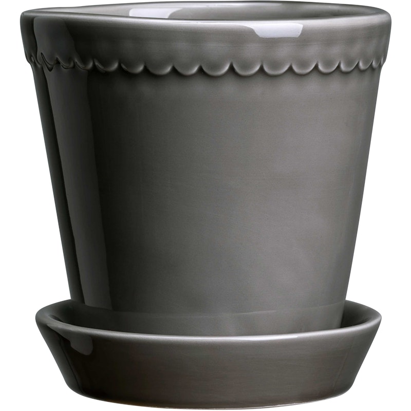 Helena Kruka Med Fat 16 cm, Pearl Grey