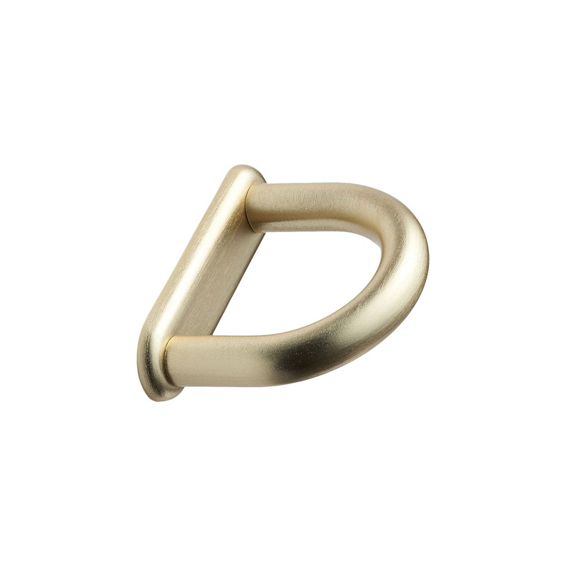 Handtag D-Lite-32, borstad mässing