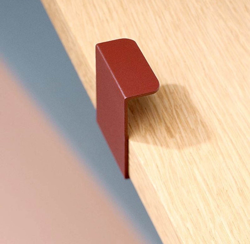 Hide 40 Handtag, Reddish Brown