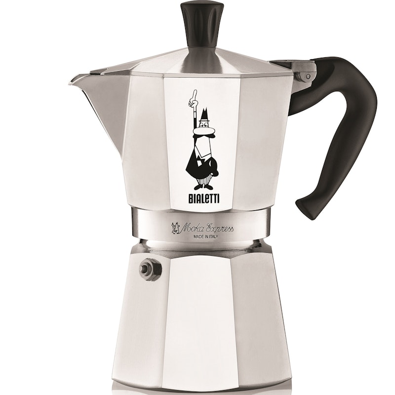 Moka Express Kaffebryggare Aluminium, 6 Koppar