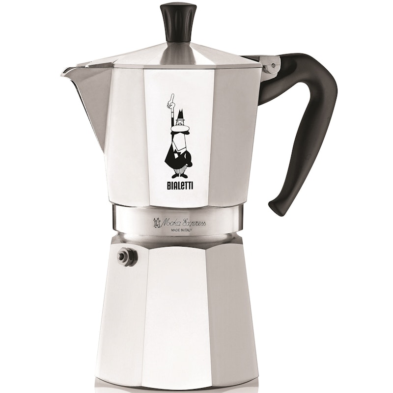 Moka Express Kaffebryggare Aluminium, 9 Koppar