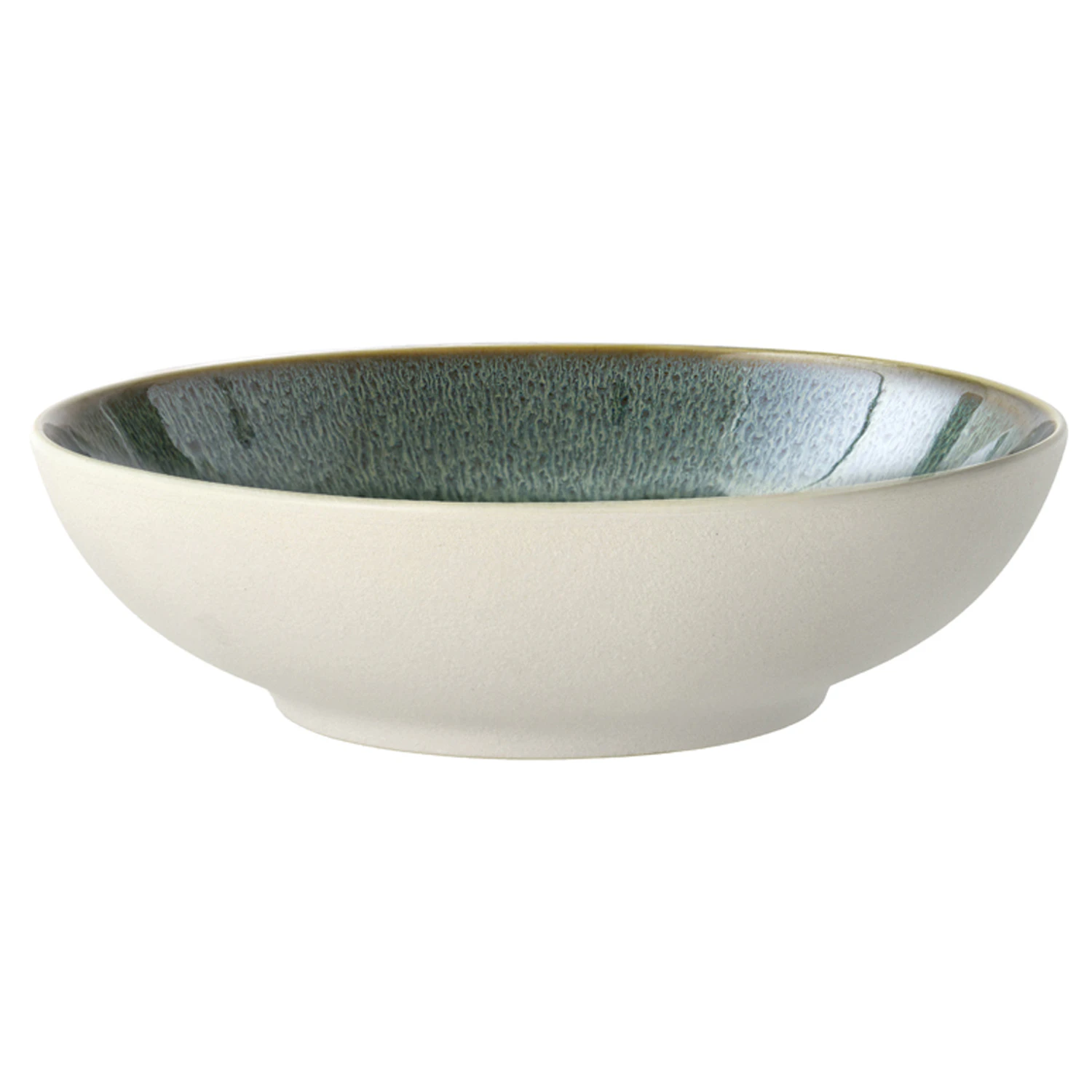 Bitz Gastro Pastatallrik 20 Cm Gr&ouml;n / - Djupa tallrikar Stengods Vit