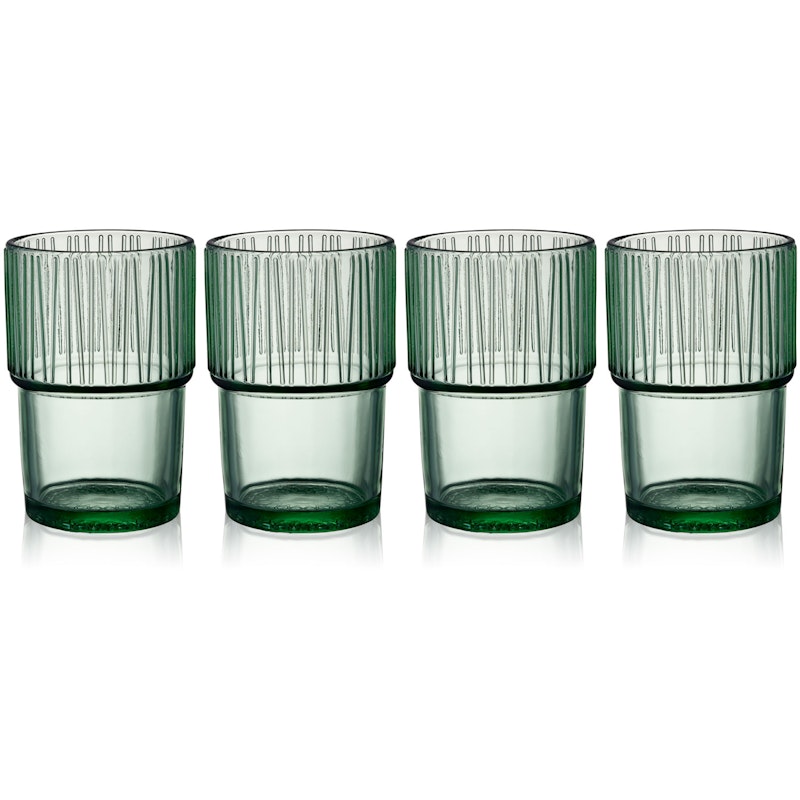 Kusintha Glas 4-pack 38 cl, Grön