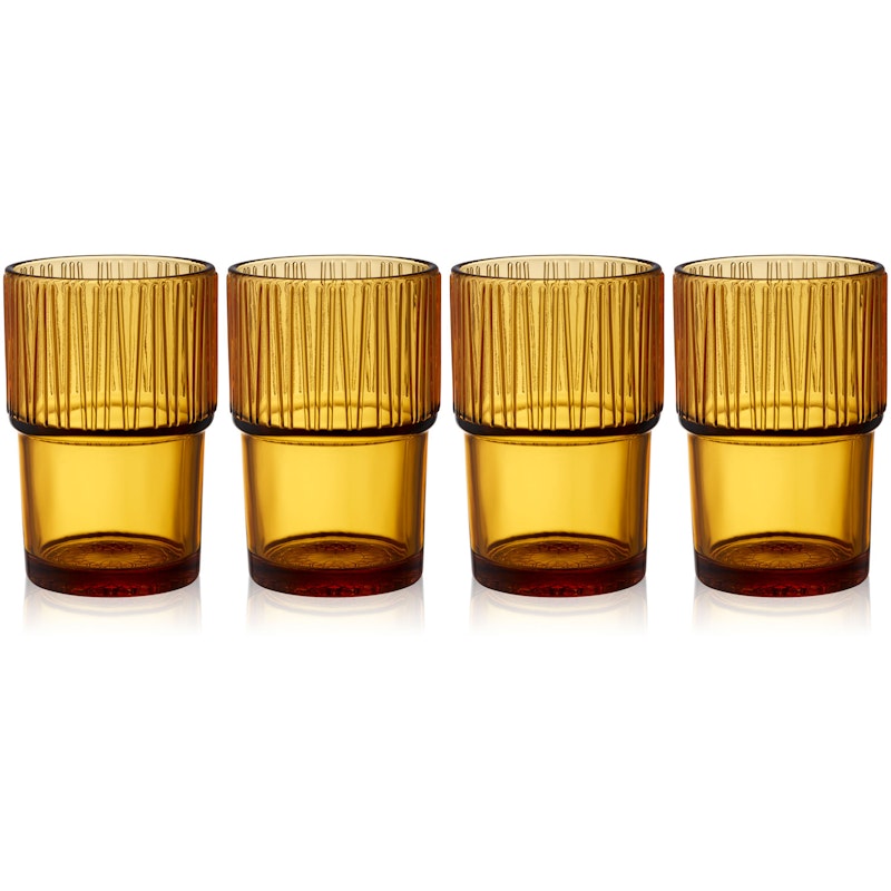 Kusintha Glas 4-pack 38 cl, Amber