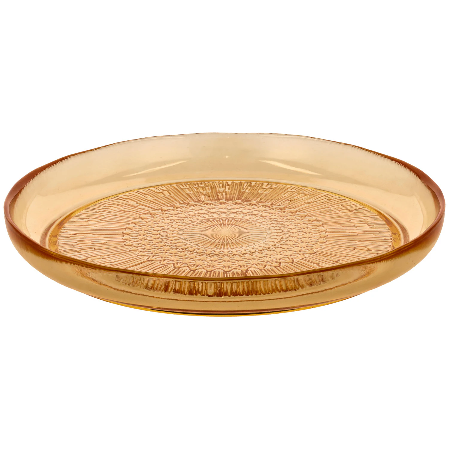 bitz kusintha tallrik 25 cm amber - glas bärnsten