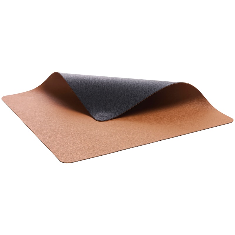 Vändbar Bordstablett 4-pack, Brun/Svart