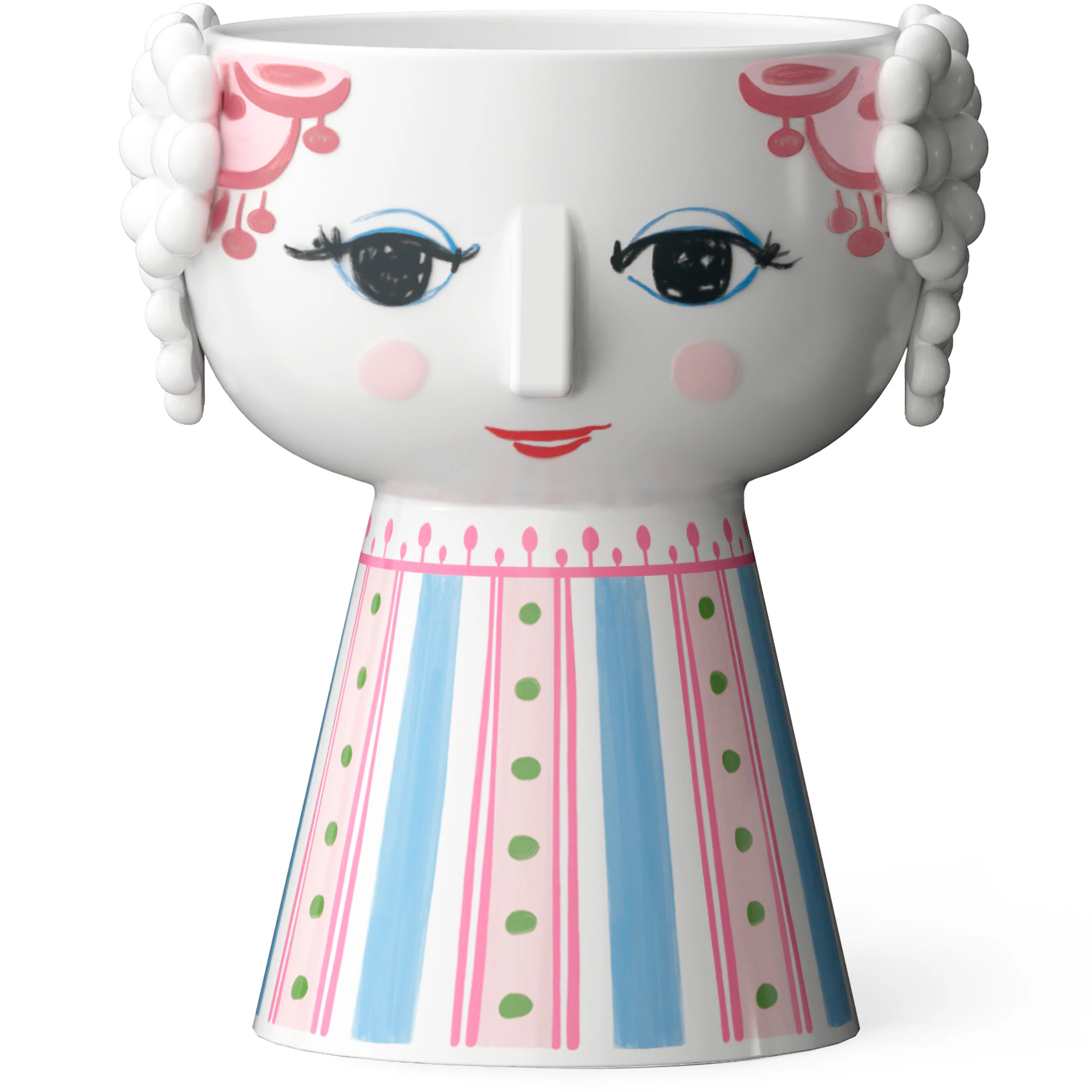 Bj&oslash;rn Wiinblad Eva Ljuslykta 9,5 Cm - Ljusstakar Keramik Rosa