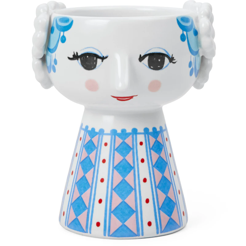 Eva Ljuslykta 9,5 cm, Blå