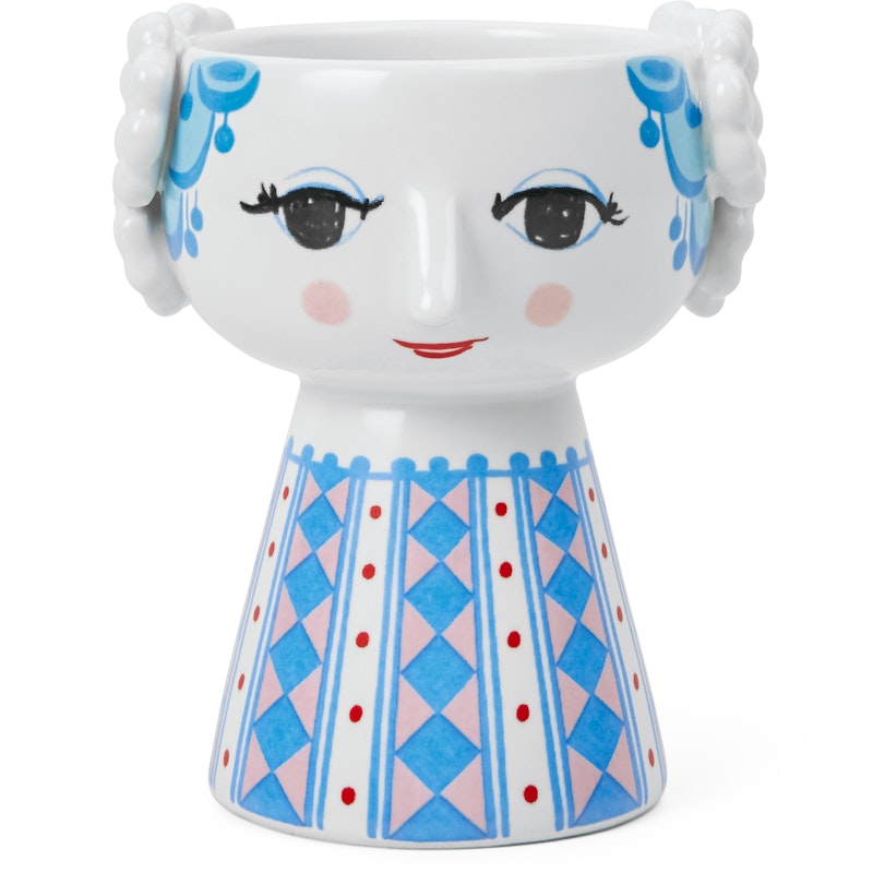 Eva Ljuslykta 9,5 cm, Blå