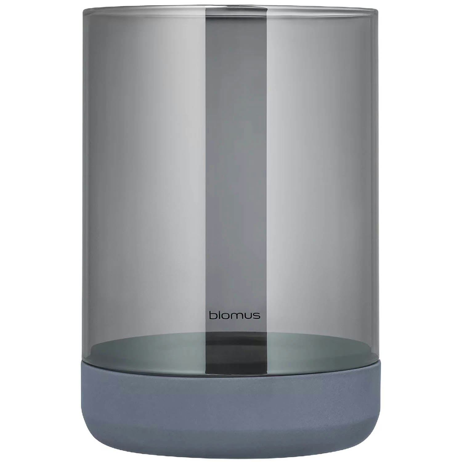 Blomus Calma Ljush&aring;llare Steel Grey/smoke 22,5 Cm - Ljusstakar St&aring;l Steel gray