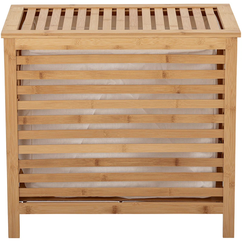 Aden Tvättkorg Bambu Med Tvättpåse, Natur