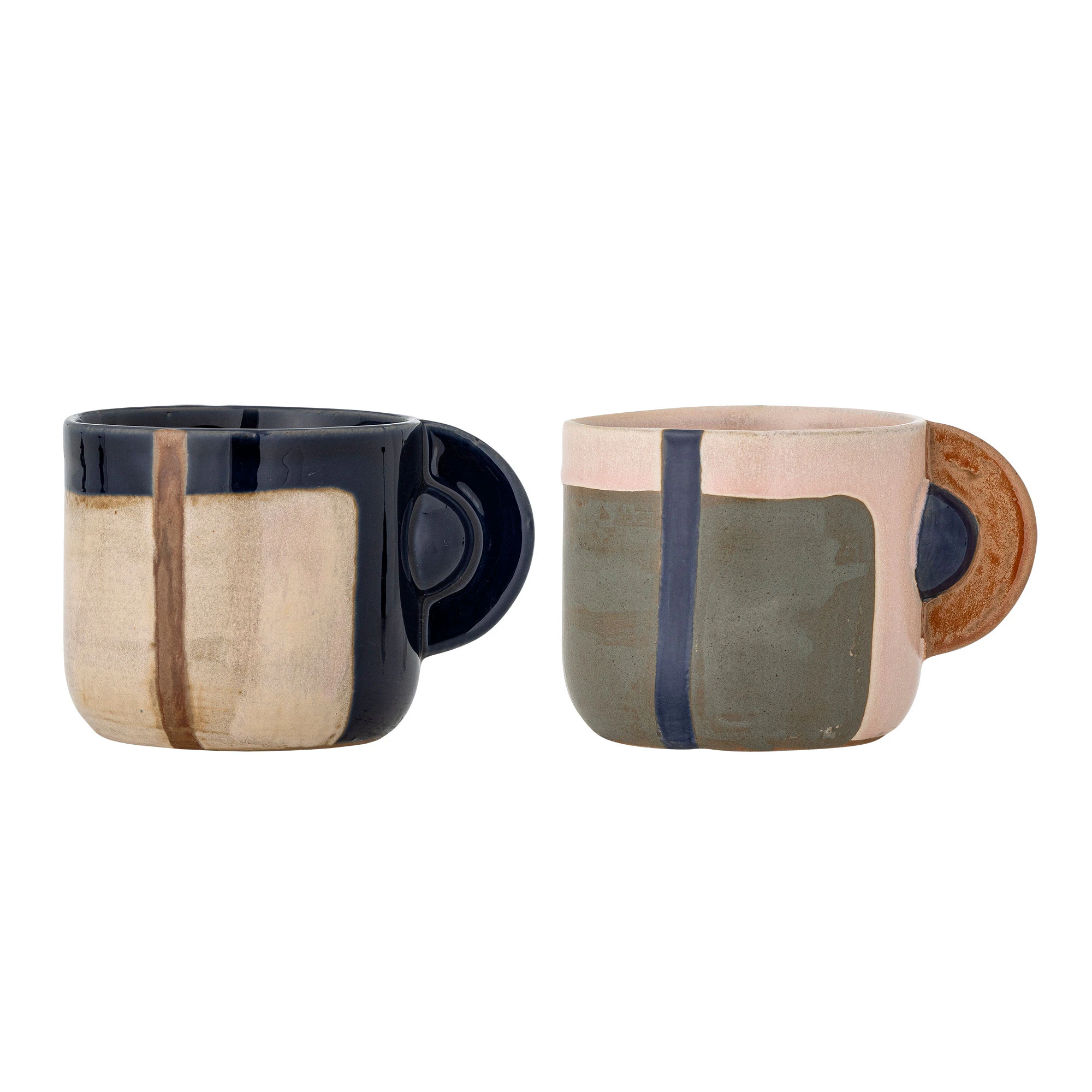 Bloomingville Bolivia Kopp 2-pack - Kaffekoppar Stengods Multi