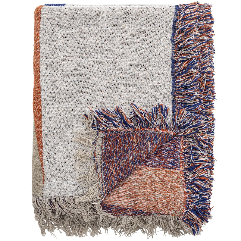Clarita Pläd 130x160 cm, Orange