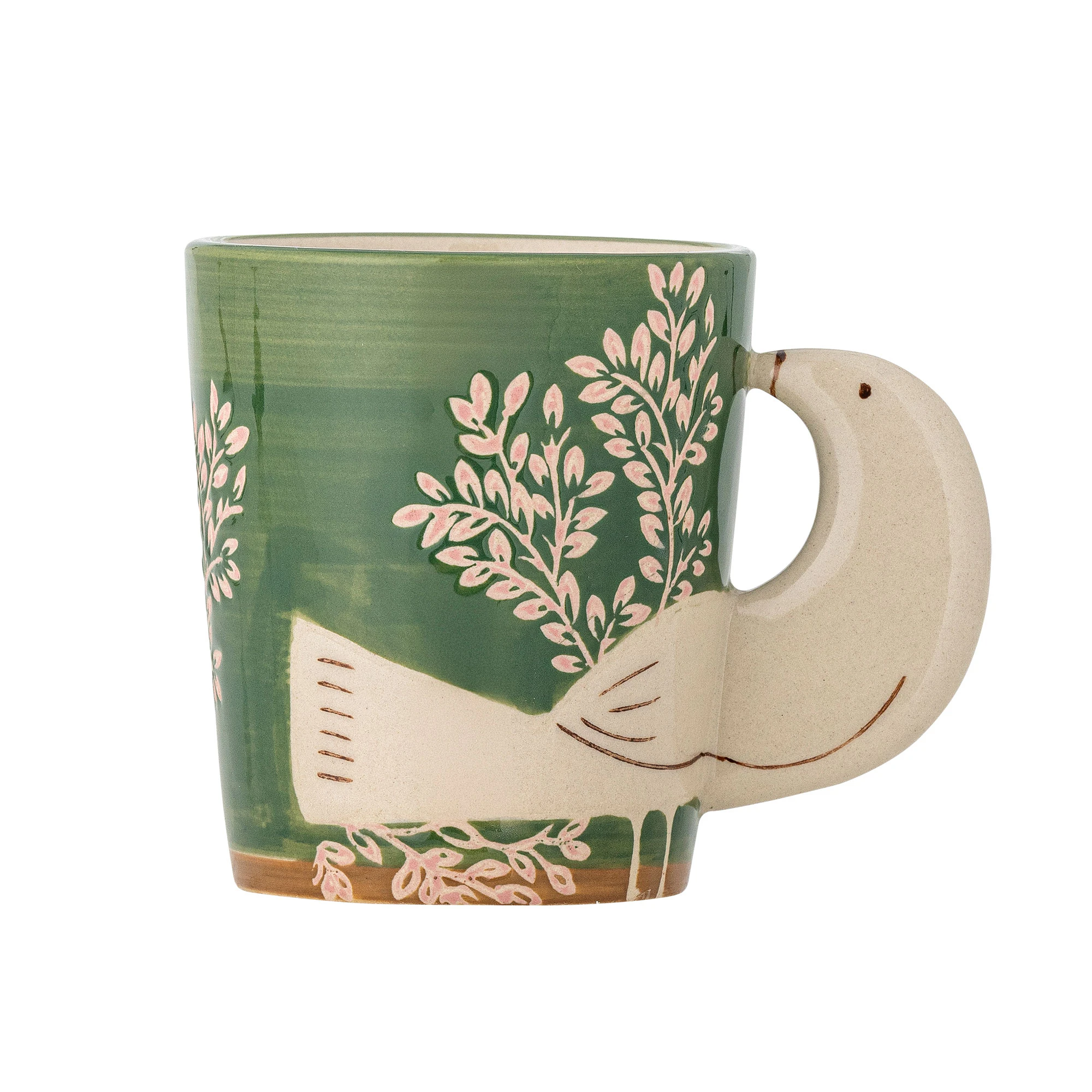 Bloomingville Hezha Kopp - Kaffekoppar Stengods Gr&ouml;n