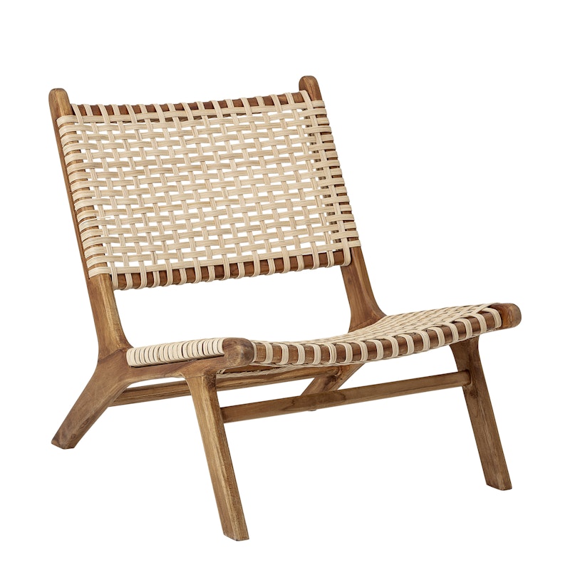 Keila Loungestol 80x71 cm, Teak / Rotting