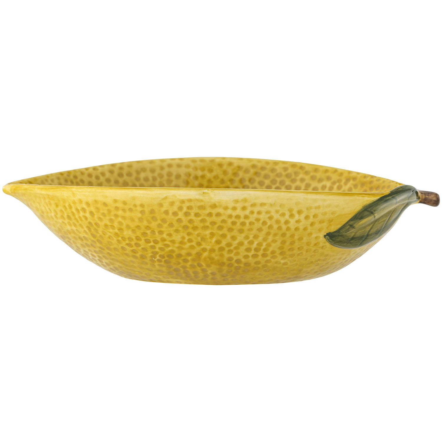 Bloomingville Limone Sk&aring;l - Serveringssk&aring;lar Stengods Gul