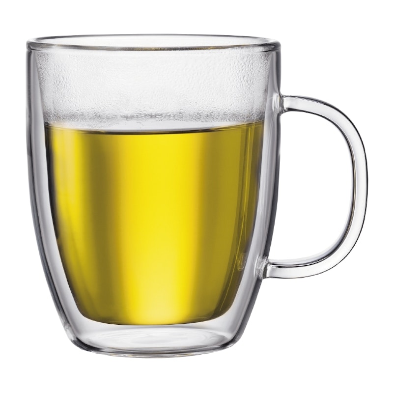 BISTRO Dubbelväggad Mugg med handtag 2-Pack, 45 cl