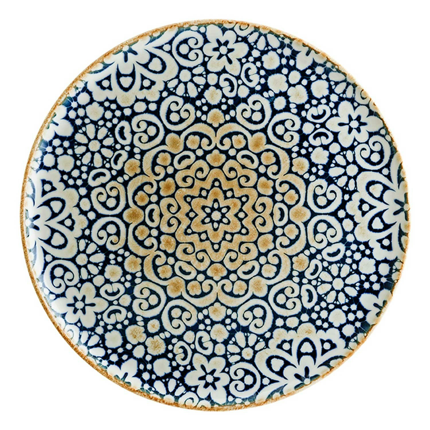 Bonna Alhambra Serveringsfat 32 Cm - Uppl&auml;ggningsfat Porslin Bl&aring;