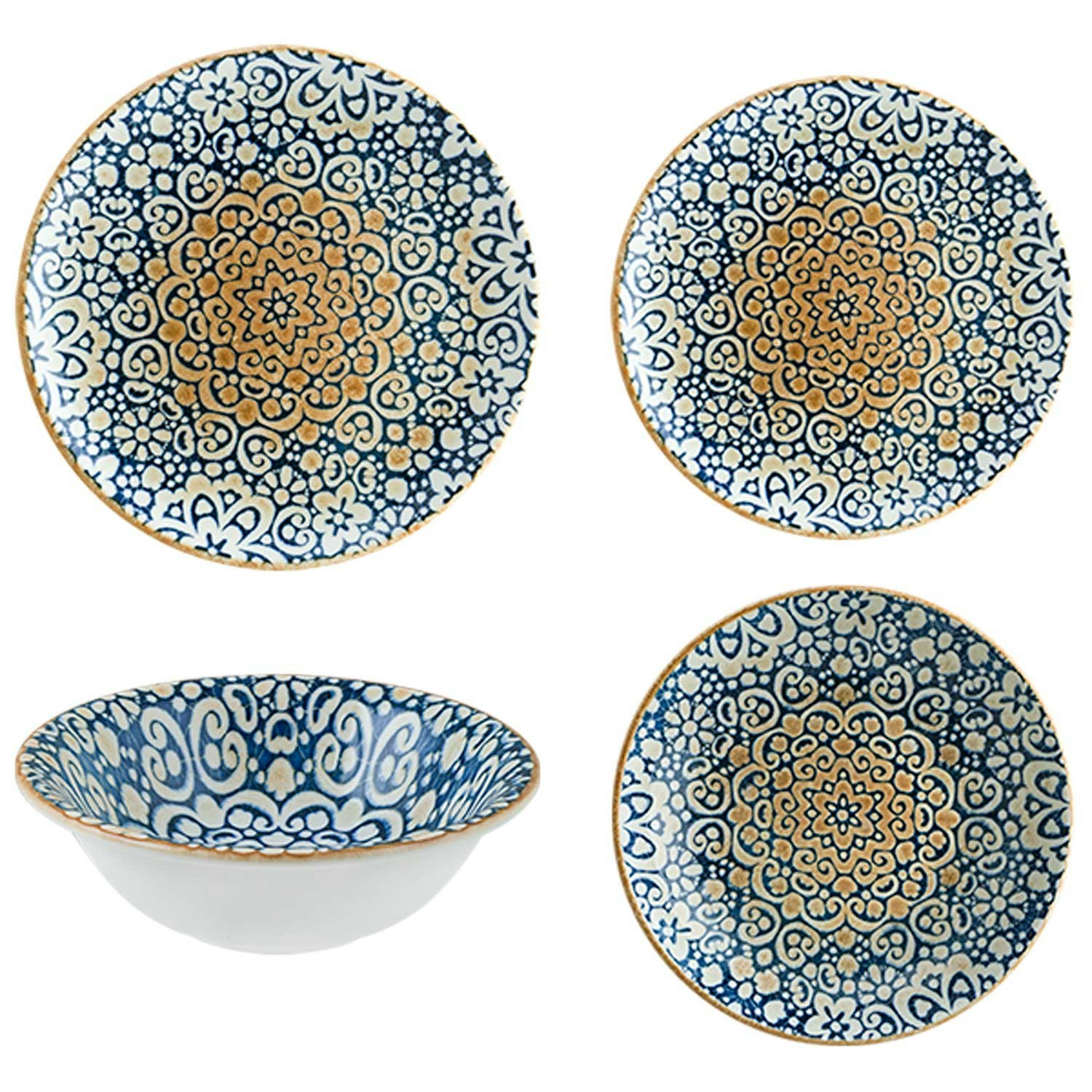 Bonna Alhambra Servis 16 Delar - Serviser & Startset Porslin Bl&aring;