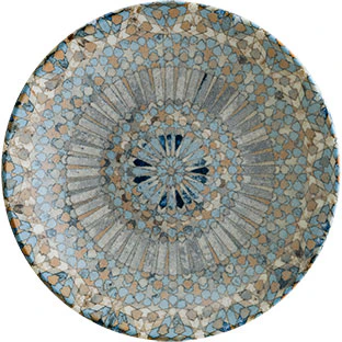 Bonna Luca Mosaic Djup Tallrik 25 Cm - Djupa tallrikar Porslin Bl&aring;