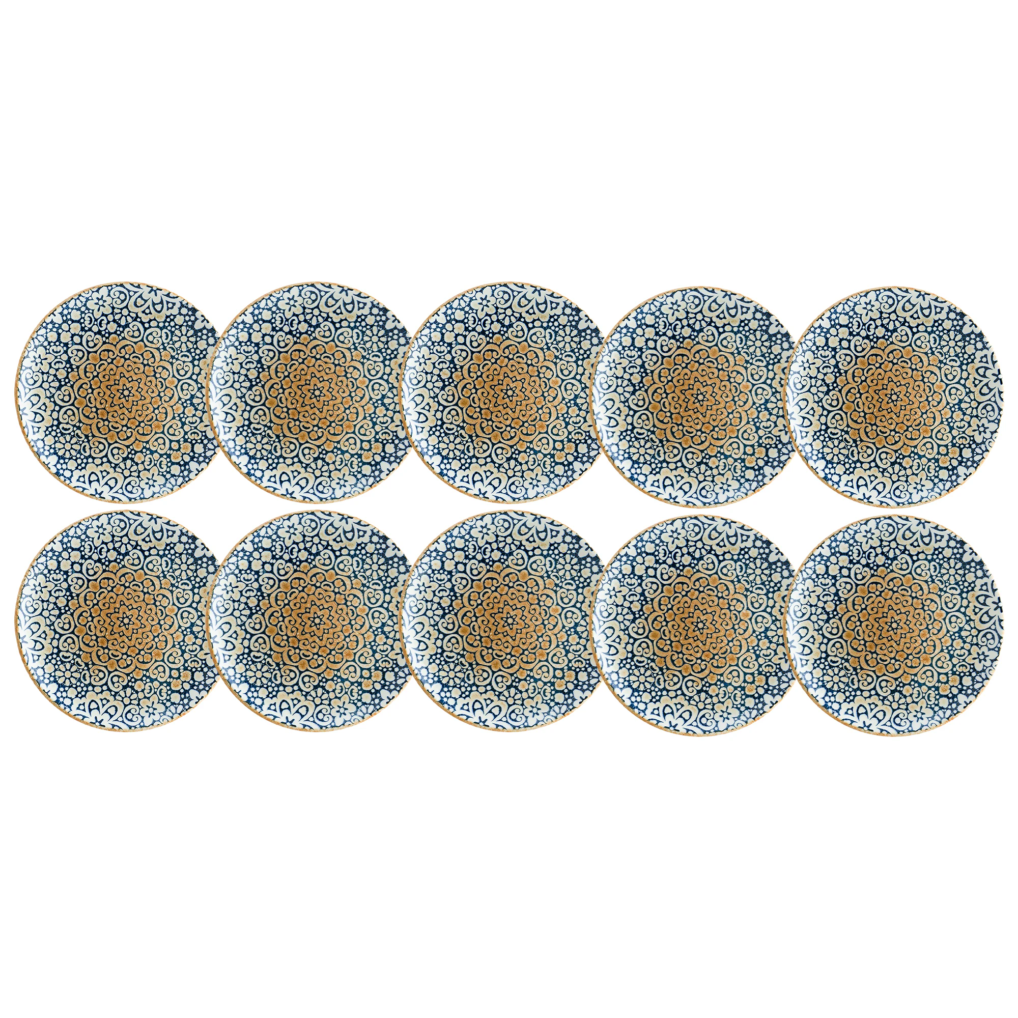 Bonna Alhambra Assiett 21 Cm 10-pack - Porslin Bl&aring;