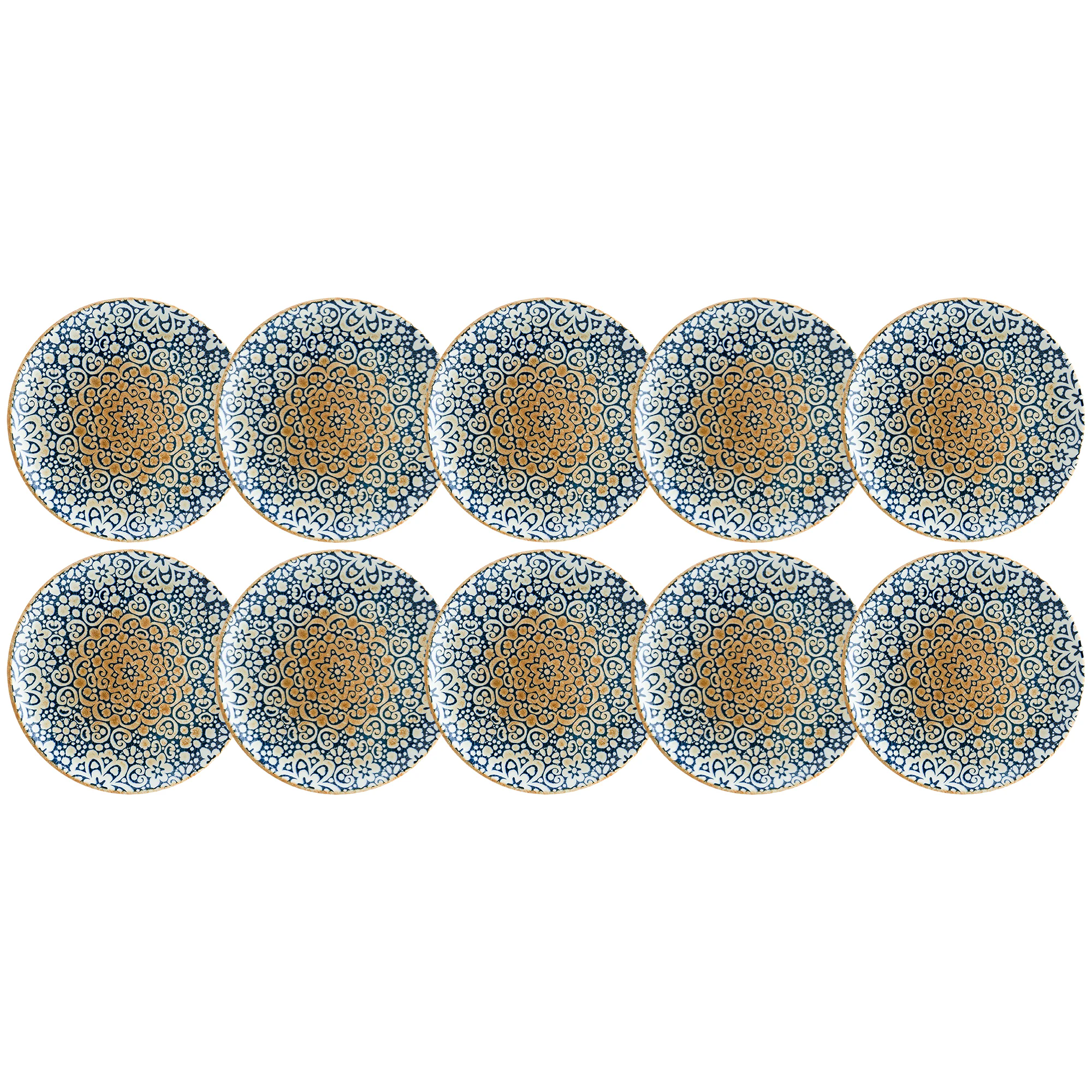 Bonna Alhambra Tallrik 27 Cm 10-pack - Porslin Bl&aring;