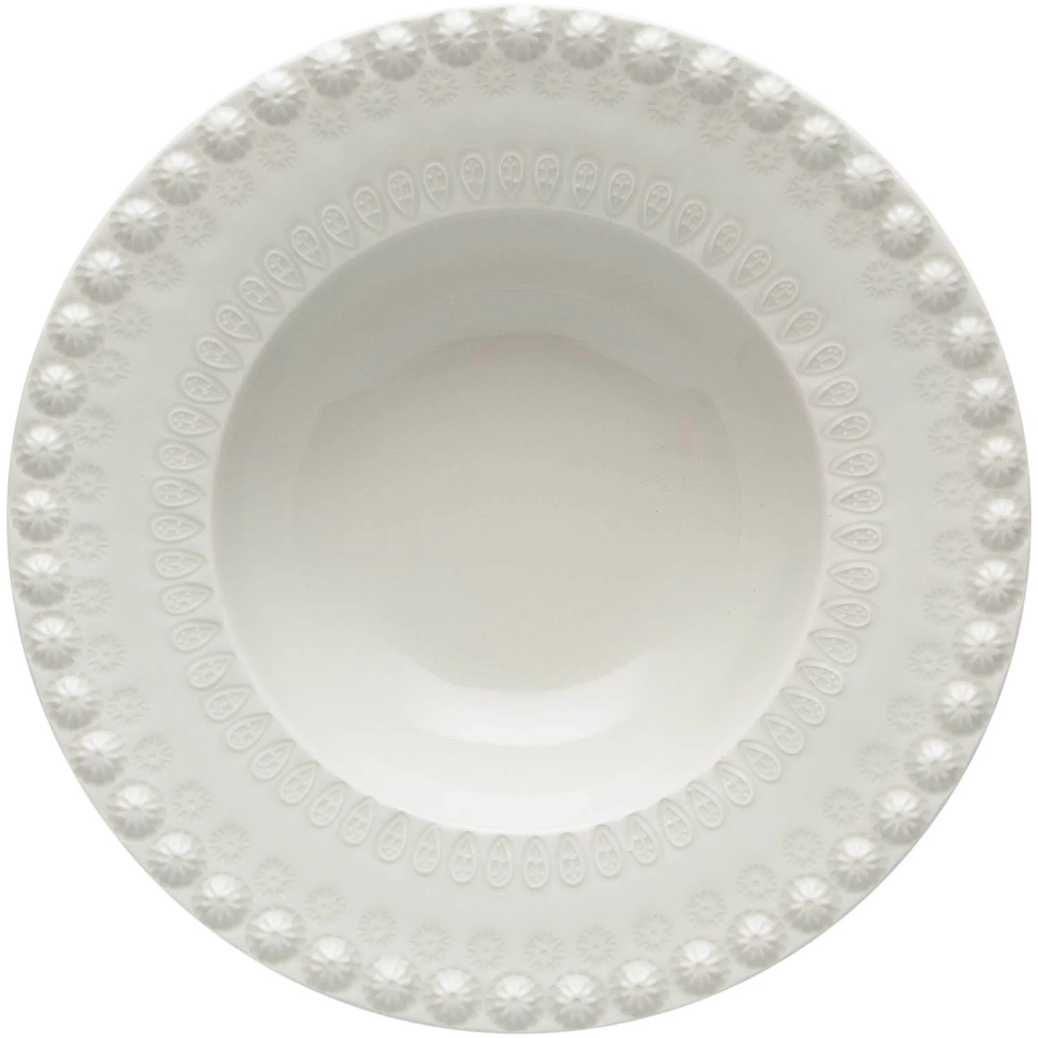 Bordallo Pinheiro Fantasy Sopptallrik &Oslash;21,5 Cm - Djupa tallrikar Lergods Cinza