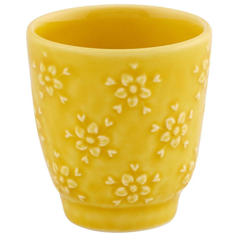 Flora Mugg 10 cl, Gul
