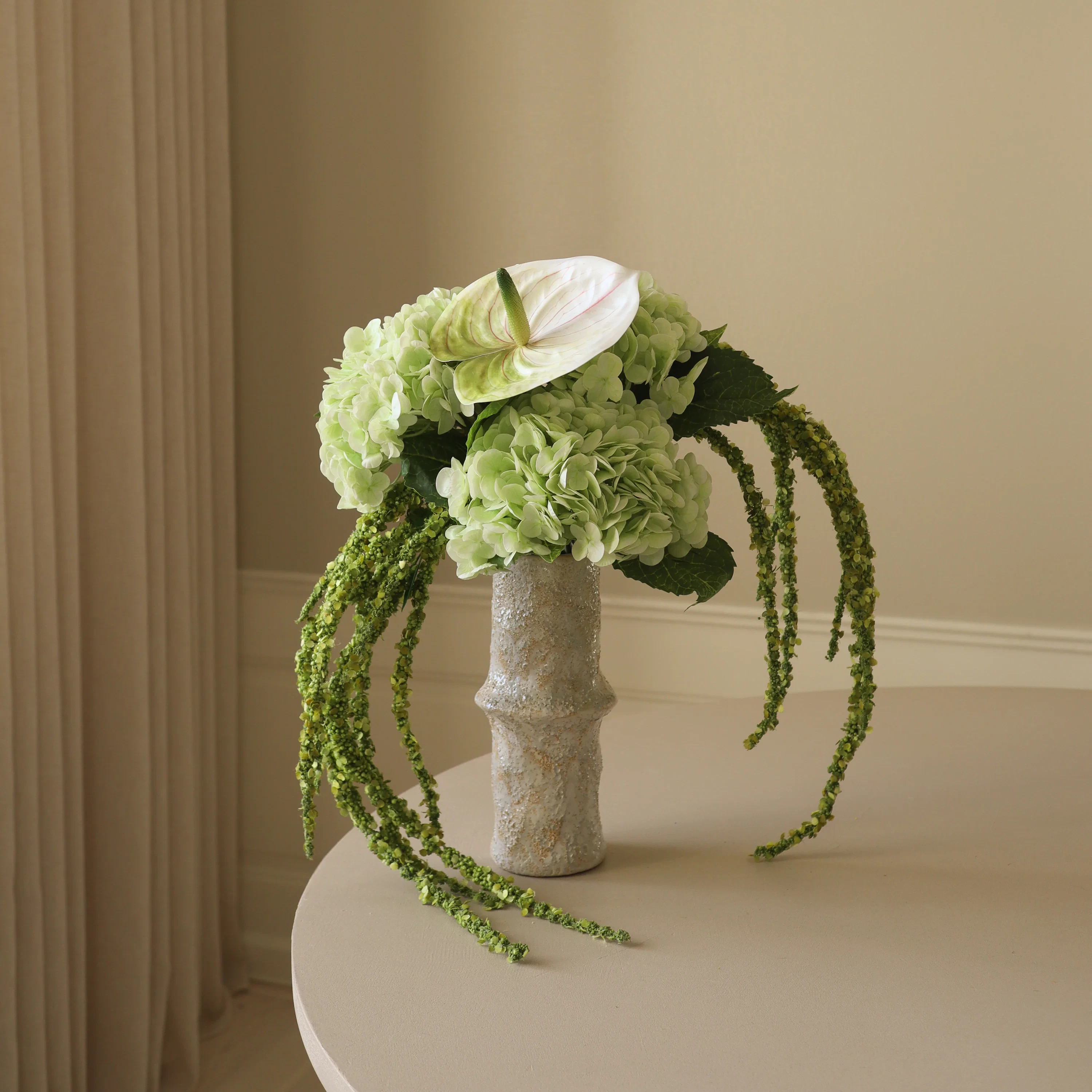 Botané Dewdrop Symphony Bukett - Dekorativa Accessoarer Skum Vit