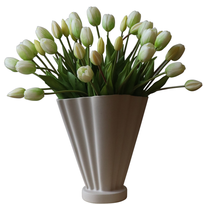 Tulip Grand Bukett, Vit
