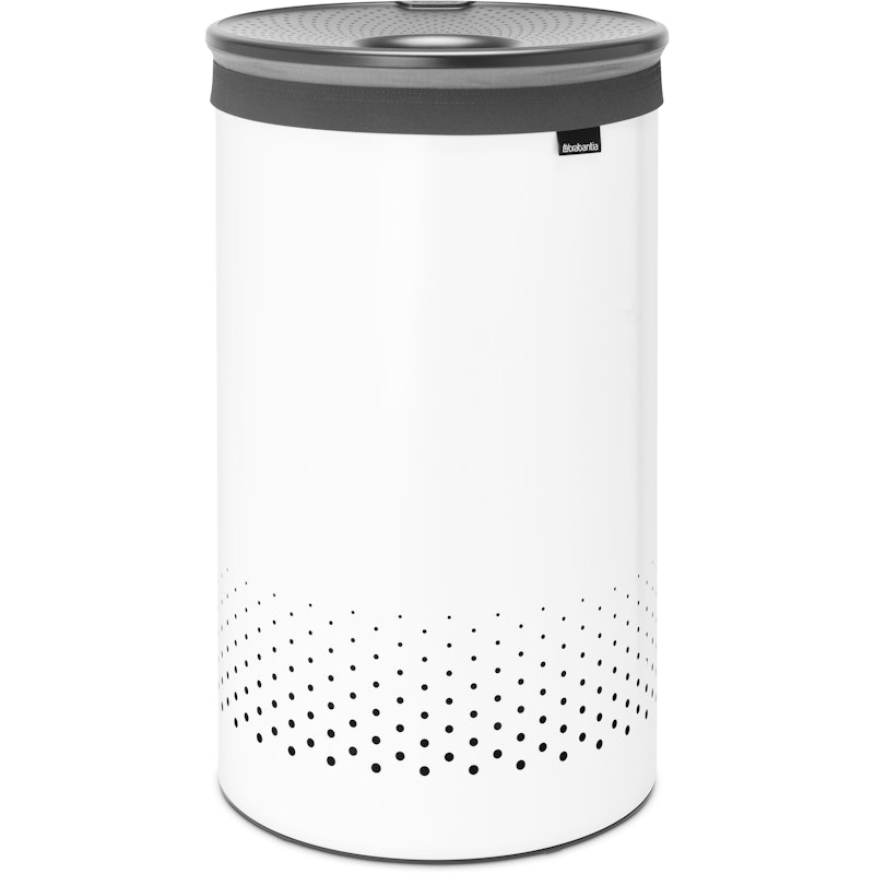Tvättkorg 60 L, Vit