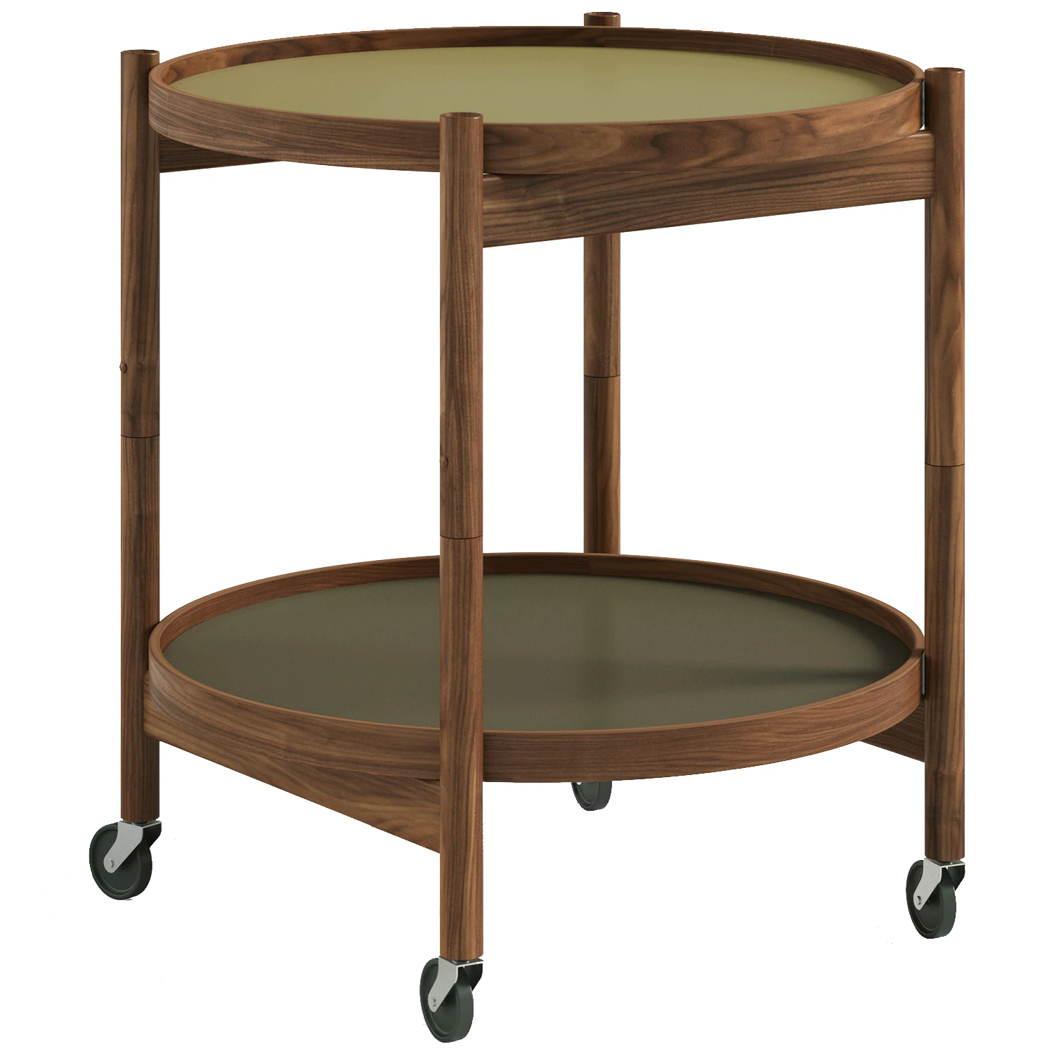 Brdr. Kr&uuml;ger B&oslash;lling Brickbord &Oslash;50 Cm Oljad Valn&ouml;t / Blad - Brickbord Laminat Gr&ouml;n