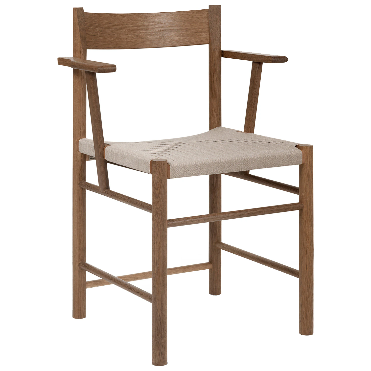 Brdr. Kr&uuml;ger F Karmstol / Linneband - Stolar Ek R&ouml;kt Ek