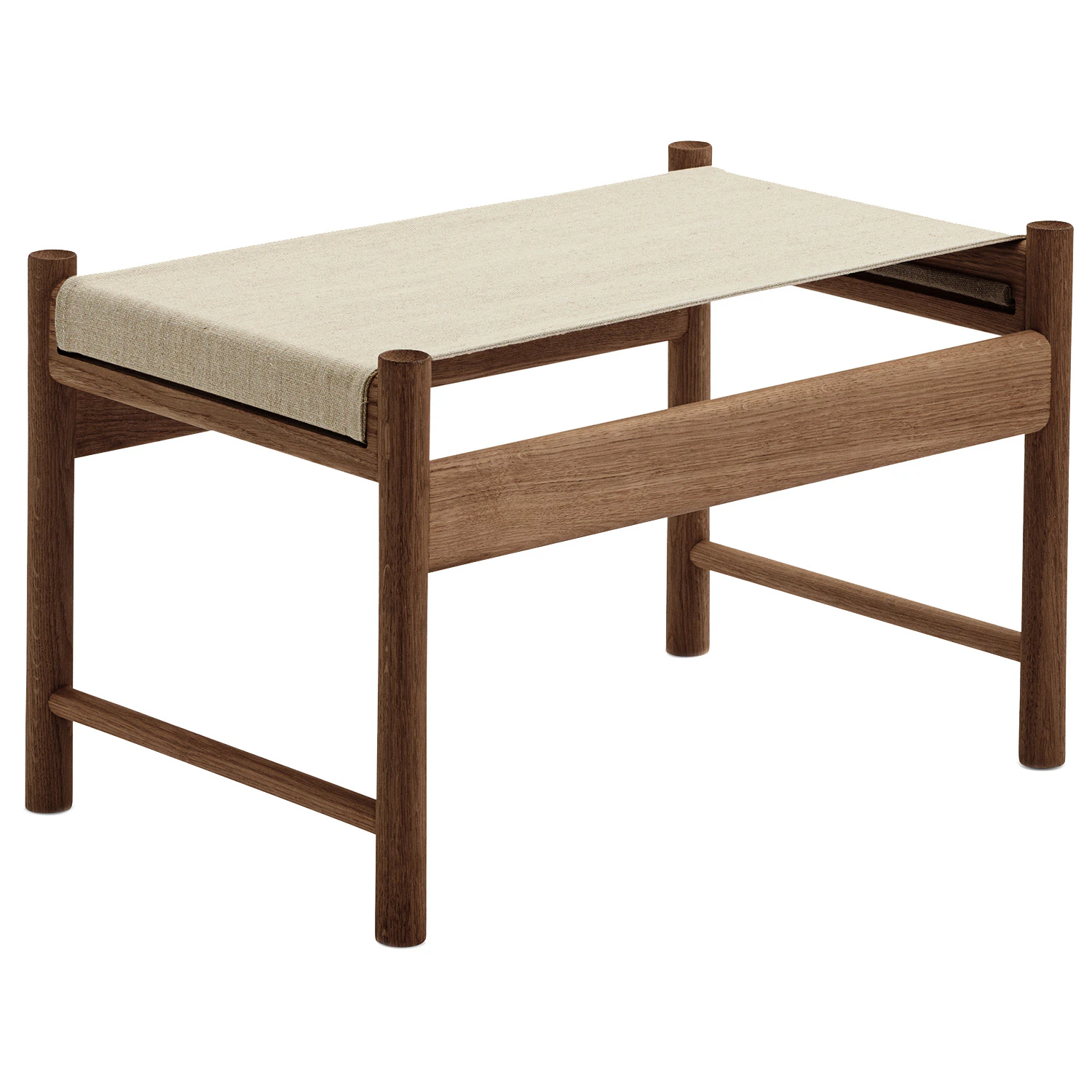 Brdr. Kr&uuml;ger Hb Fotpall R&ouml;kt / Kanvas - Fotpallar Ek Neutral