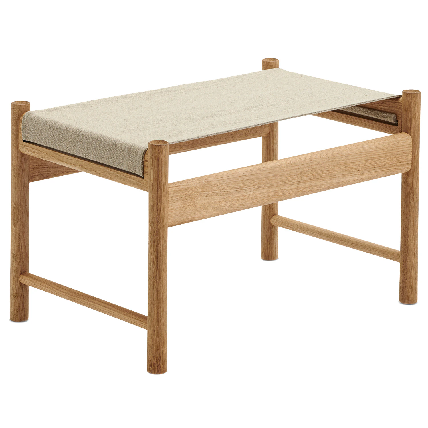 brdr. krüger hb fotpall oljad / kanvas - fotpallar ek neutral