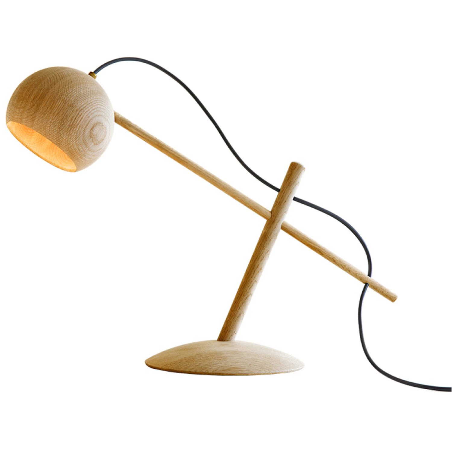 Brdr. Kr&uuml;ger Lune Bordslampa Oljad - Bordslampor Ek