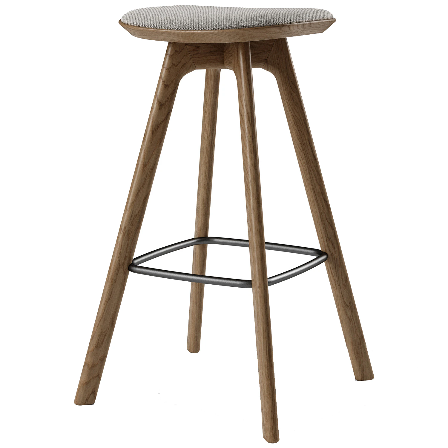 Brdr. Kr&uuml;ger Pauline Barstol 75 Cm R&ouml;kt Ek / Hallingdal - Barstolar Nyull Gr&aring;