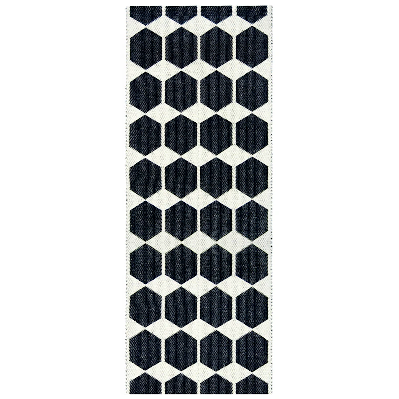 Anna Matta Svart, 70x200 cm