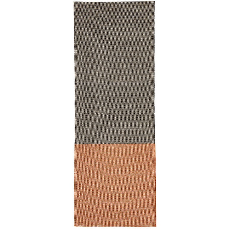 Moor Matta 70x300 cm, Svart / Terracotta