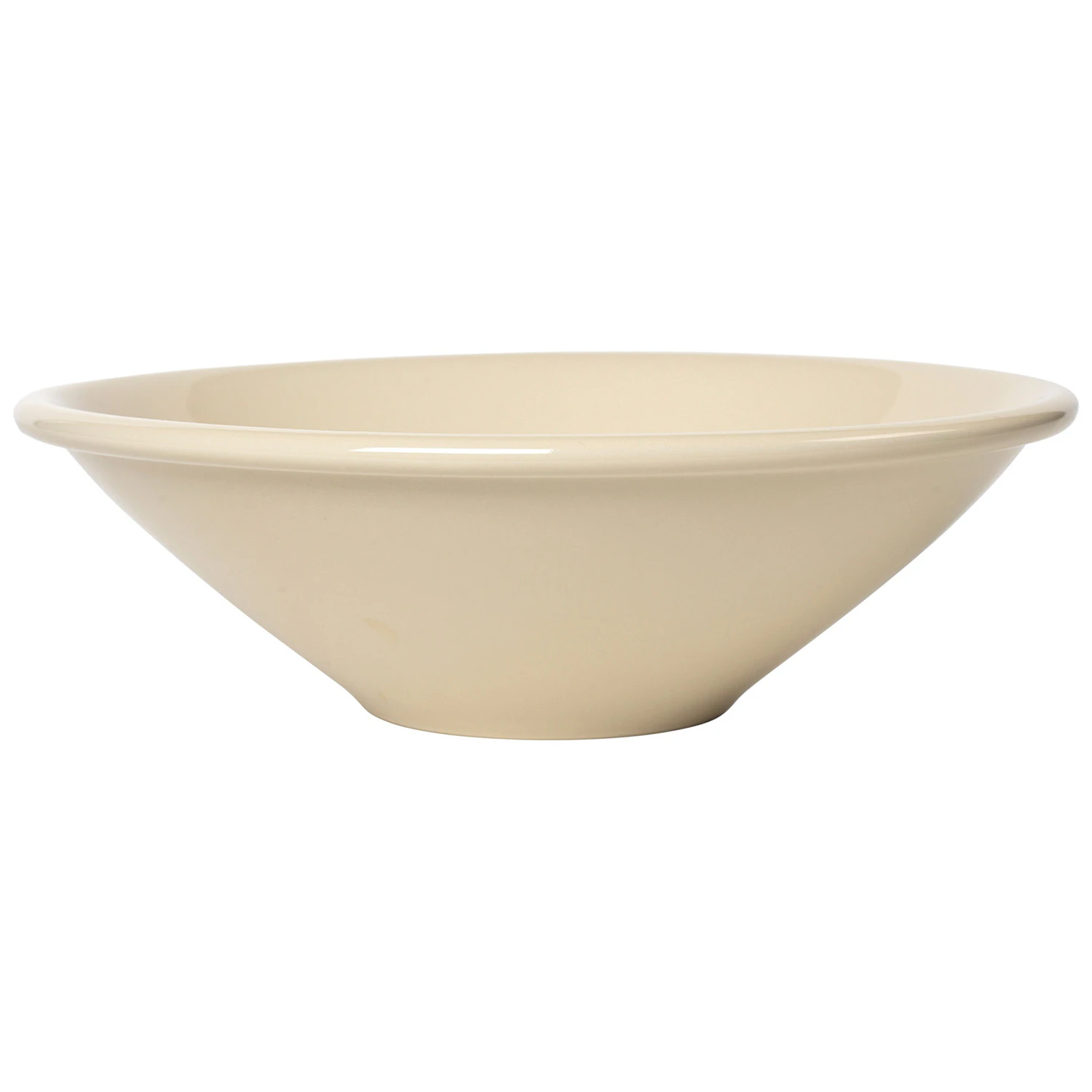 Broste Copenhagen Alfredo Sk&aring;l 24 Cm - Serveringssk&aring;lar Stengods Beige