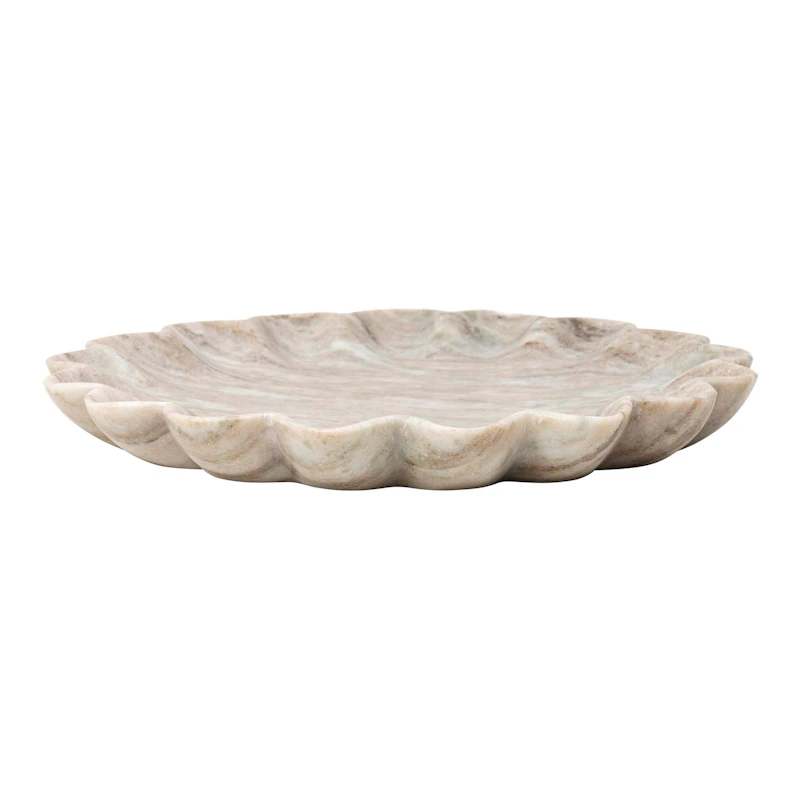 Amelia Deco Tallrik, Brun Marmor