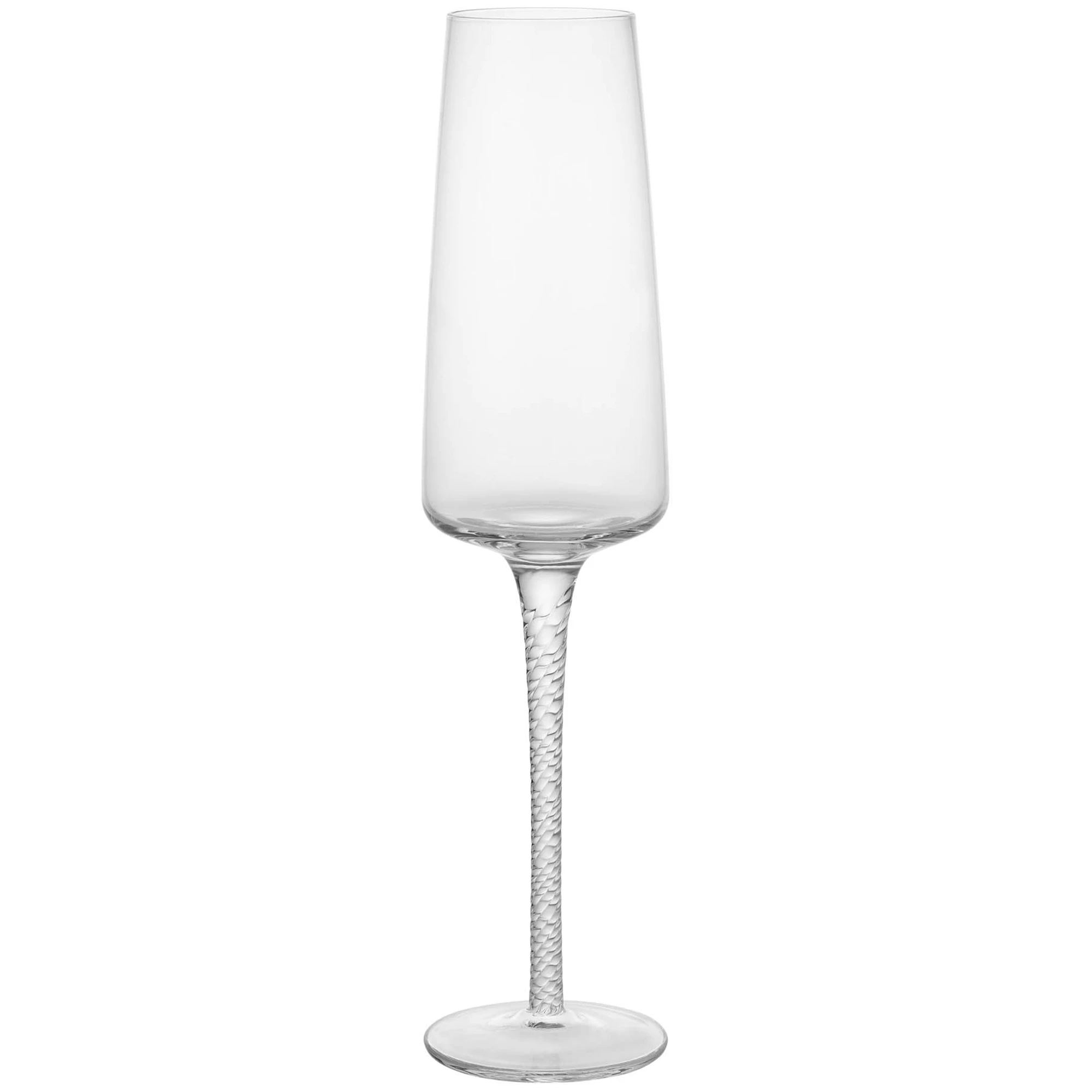 Broste Copenhagen Bellevue Champagneglas - Champagneglas Munblåst Glas Klar
