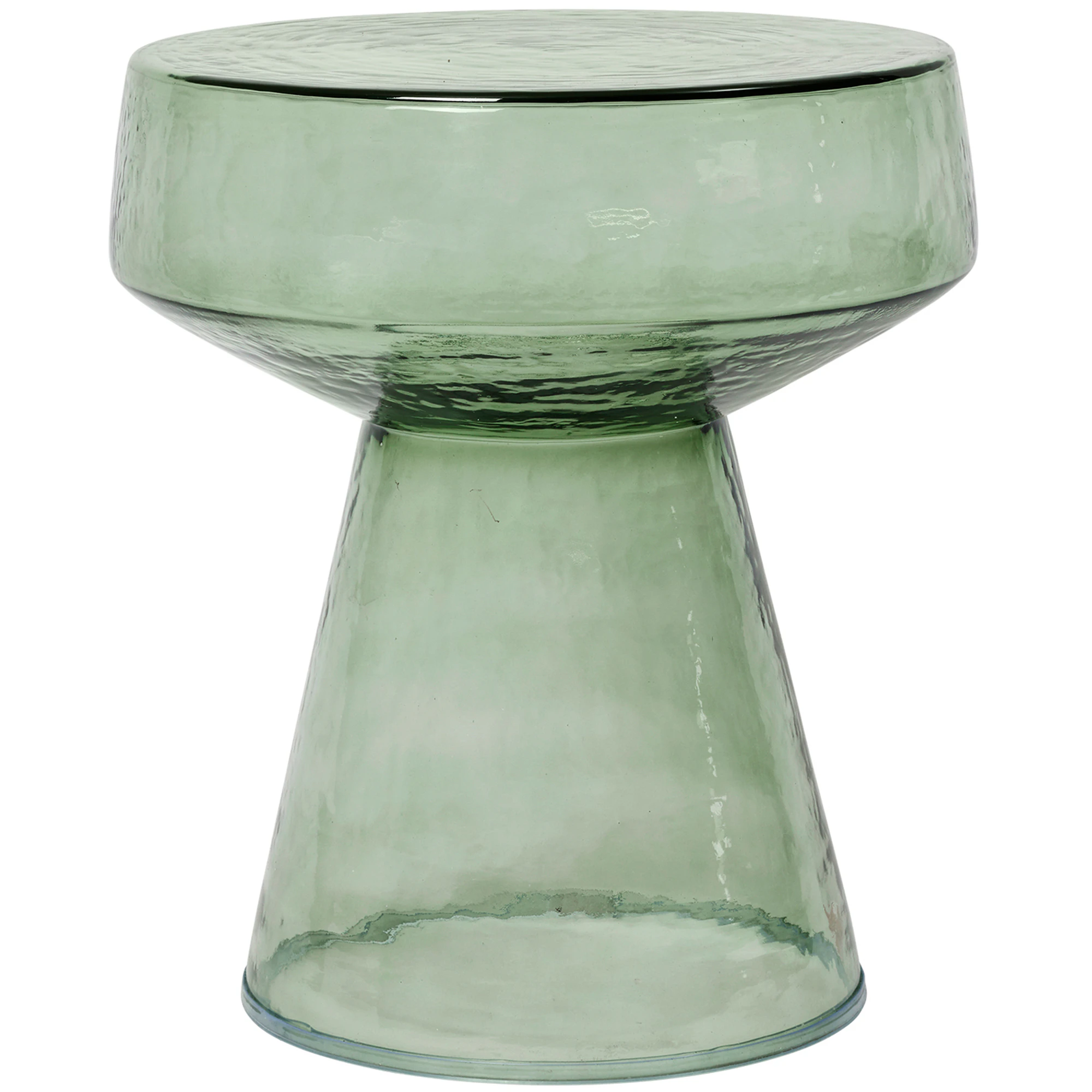 Broste Copenhagen Clara Side Table Sidobord - Sidobord & Sm&aring;bord Glas Ljusgr&ouml;n