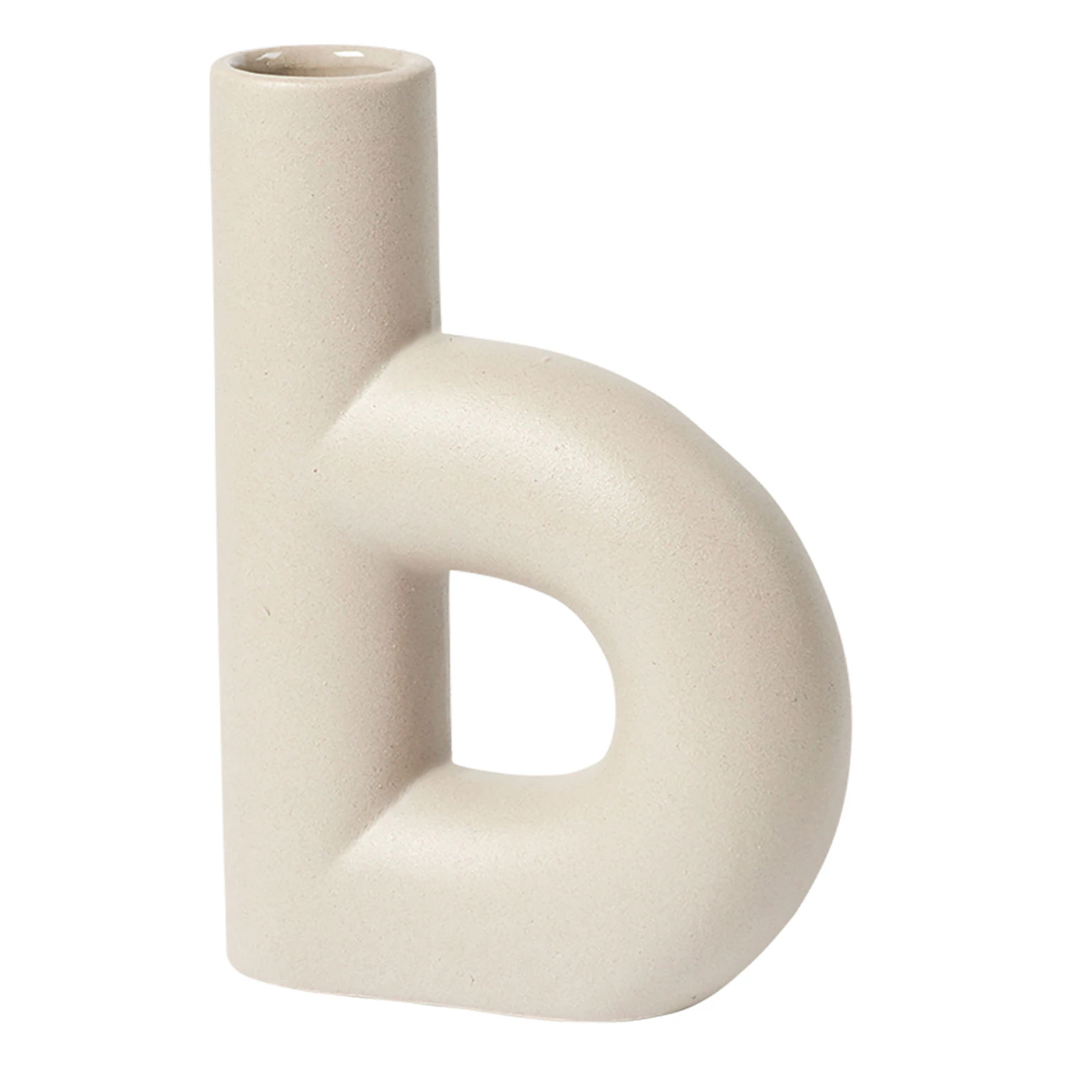 Broste Copenhagen Hector Vas B - Vaser Stengods Dove Grey