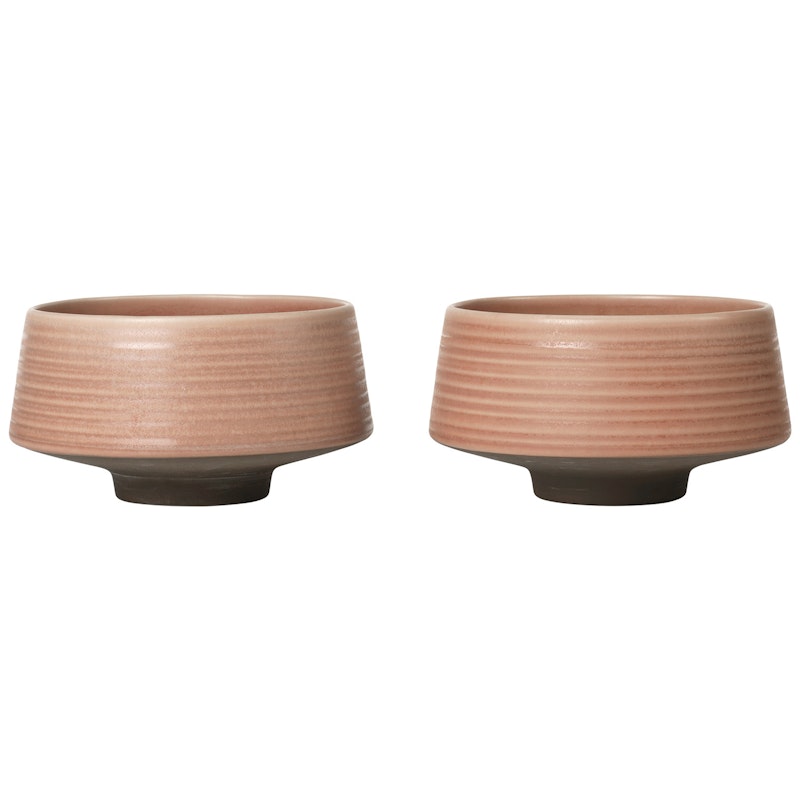 Miko Skål 2-pack, Rosa
