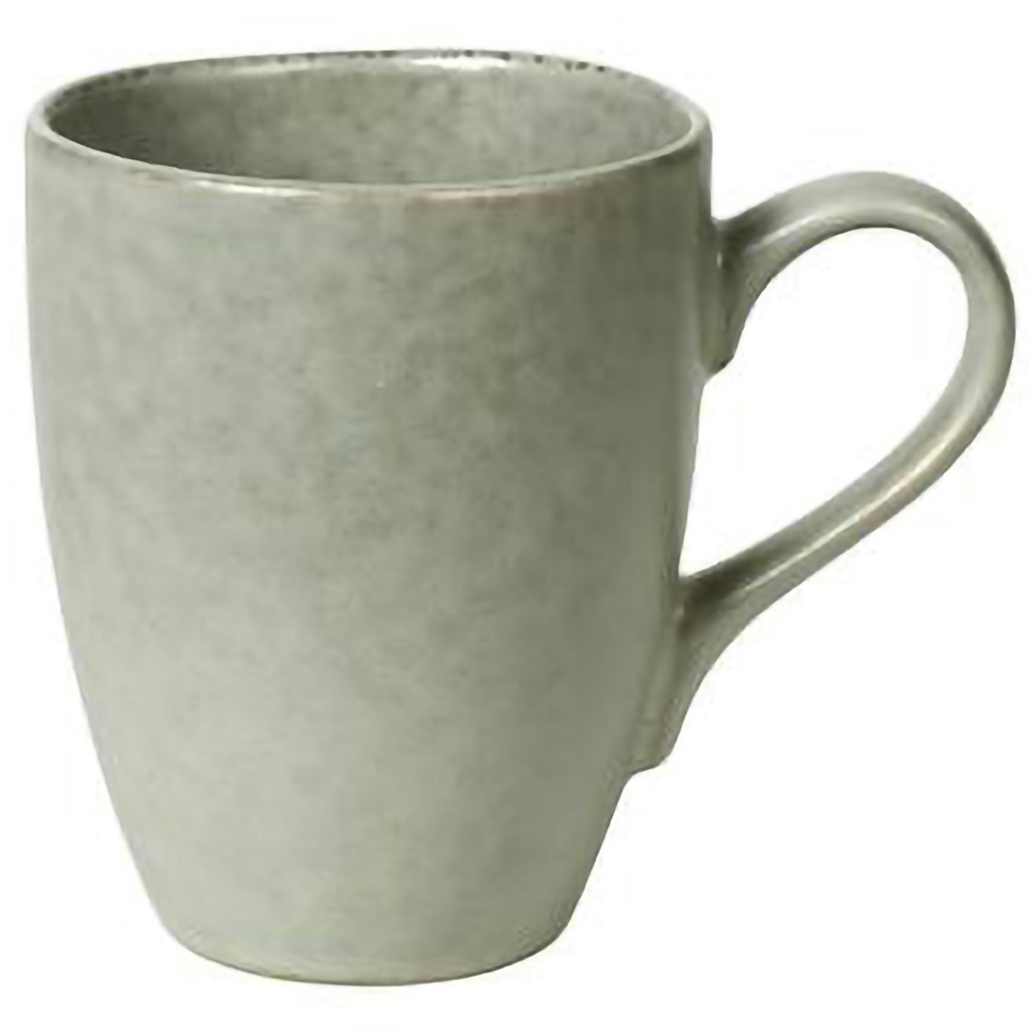Broste Copenhagen Nordic Marsh Mugg Med Handtag - Kaffekoppar Stengods Gr&ouml;n